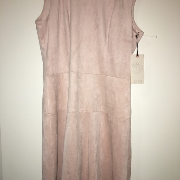 Lila Rose Dresses & Skirts - Lila Rose Swede dress, cream, 8 (fit as M) NWT